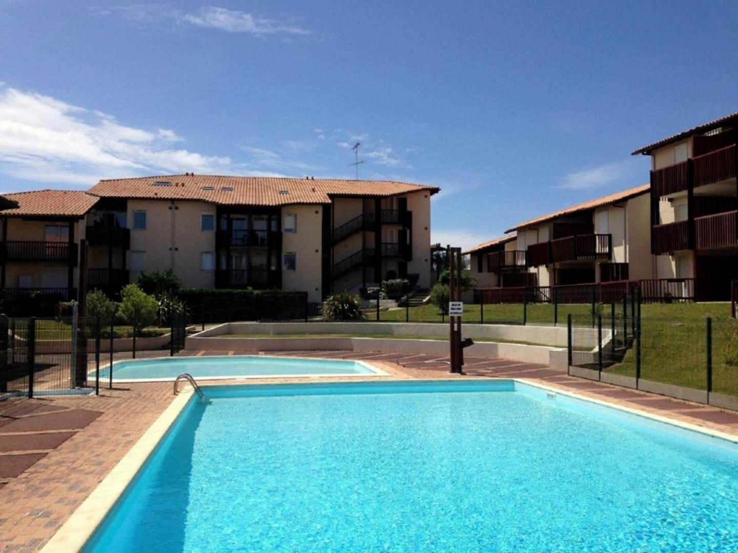 V-Landes 02-Vieux Boucau Appartement 4 Personnes Avec Vue Sur Le Lac Marin Dans Residence Avec Piscine Ве-Боко-ле-Бен Екстериор снимка